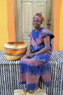 A Pebble (Art Basket) by Alahere Akolgoyine