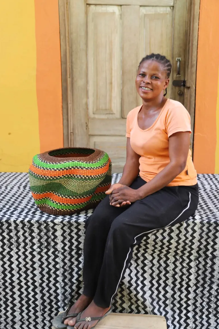 A Pebble (Art Basket) by Assibi Ayelma