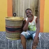 Coiled Laundry Basket with Lid (Large) by Ayimbillah Anaba