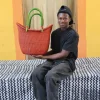 Dip Dyed Nyariga Basket (Large) by Philemon Nsohbillah