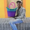 Dip Dyed Nyariga Basket (Large) by Avoore Alagbona