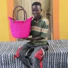Dip Dyed Nyariga Basket (Medium) by Harrison Akubire