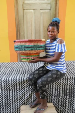 Drum Basket by Alemborah Vida