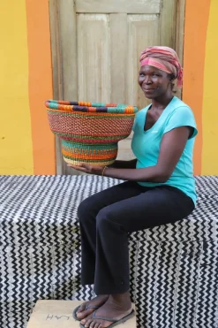 Drum Basket by Azumah Nsohnam