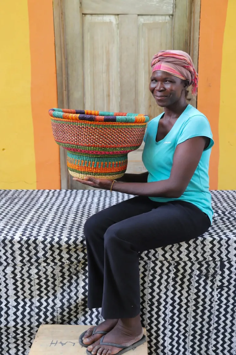 Drum Basket by Azumah Nsohnam