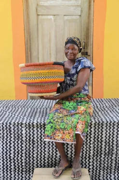 Drum Basket by Elizabeth Abaane