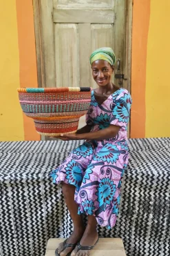 Drum Basket by Grace Adongo