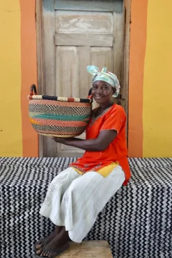 Gbenka Storage Basket (Large) by Atugtarekeh Nyaaba
