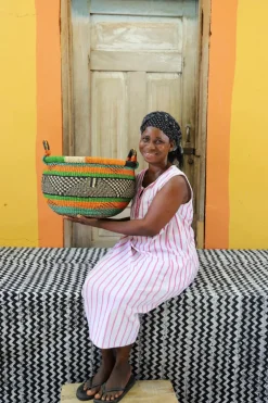 Gbenka Storage Basket (Large) by Nsohmah Ayine