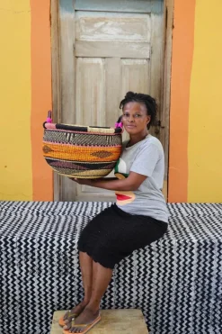 Gbenka Storage Basket (Large) by Assibi Ayelma