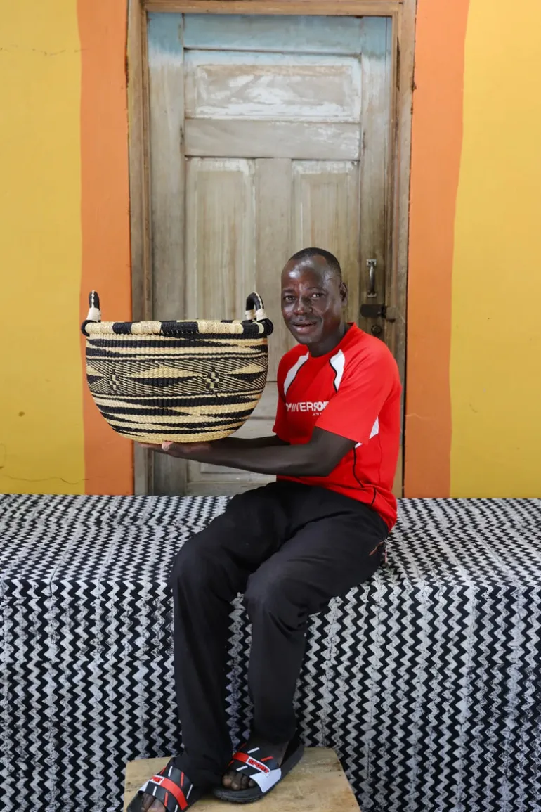 Gbenka Storage Basket (Large) by Peter Abentara