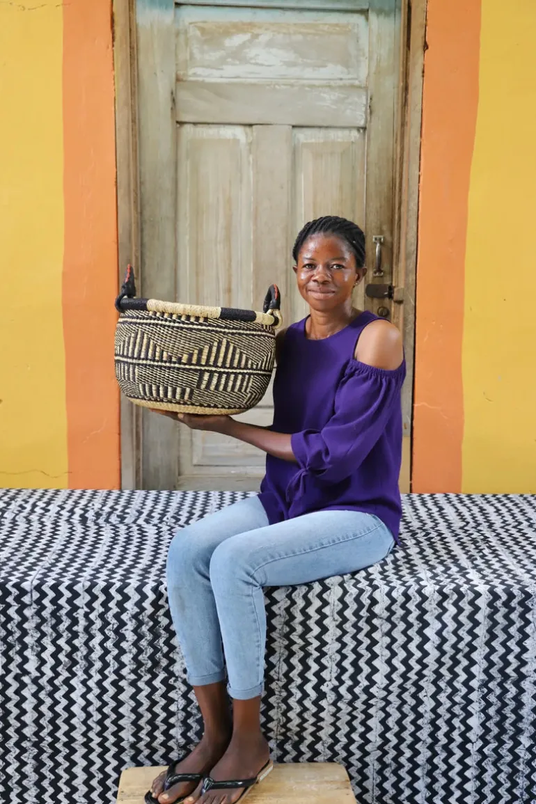 Gbenka Storage Basket (Medium) by Lizzy Afore