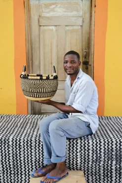 Gbenka Storage Basket (Medium) by Sampson "Action" Adombillah