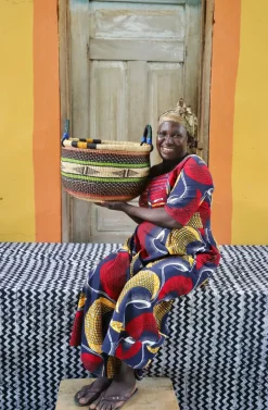 Gbenka Storage Basket (Medium) by Adukpoka Akurigo
