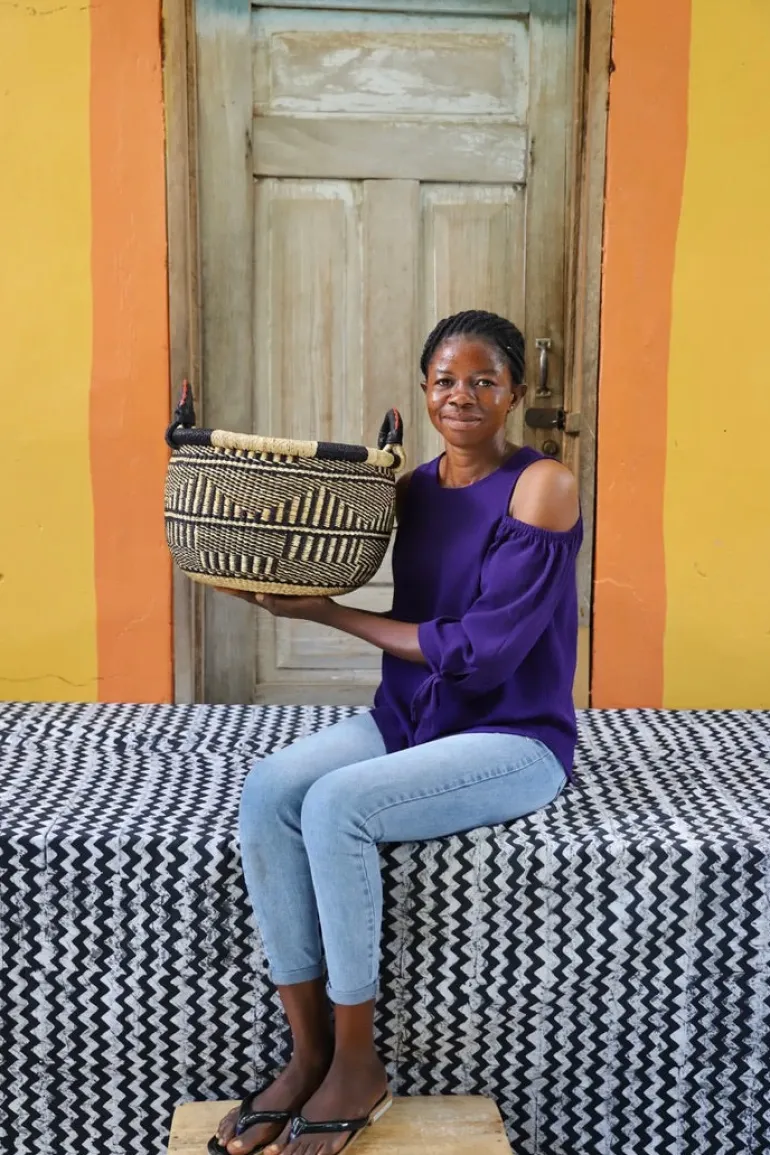 Gbenka Storage Basket (Medium) by Lizzy Afore