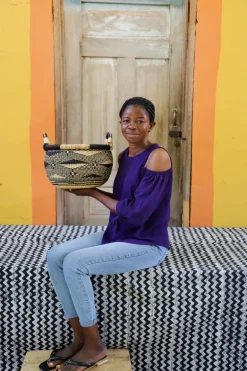 Gbenka Storage Basket (Small) by Lizzy Afore