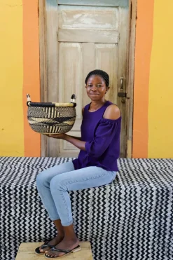 Gbenka Storage Basket (Small) by Lizzy Afore