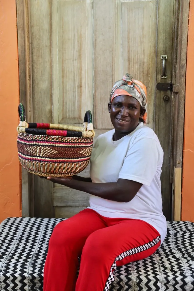 Gbenka Storage Basket (Small) by Adukpoka Akurigo