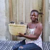 Gbenka Storage Basket (Small) by Eva Nsohbillah