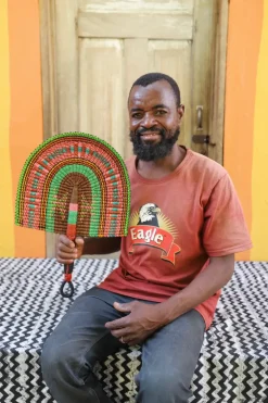 Handwoven Fan - by Kwesi Apana