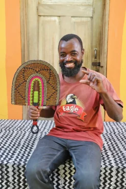 Handwoven Fan - by Kwesi Apana
