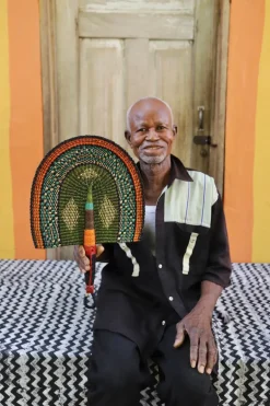 Handwoven Fan - by Ndene Ayamga