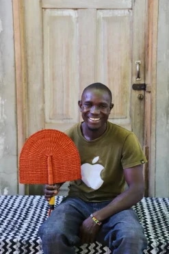 Handwoven Fan - by Zack Nyaaba
