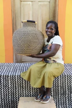 Jemima 10 Cows Basket by Alahere Abentara