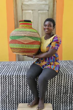 Jemima 10 Cows Basket by Apogbire Asigbire