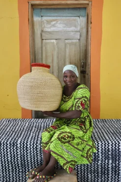 Jemima 10 Cows Basket by Ruth Abagna