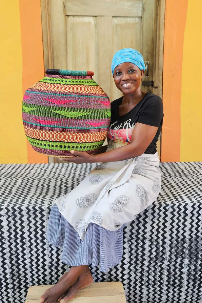 Kenkia Basket by Assibi Abagna
