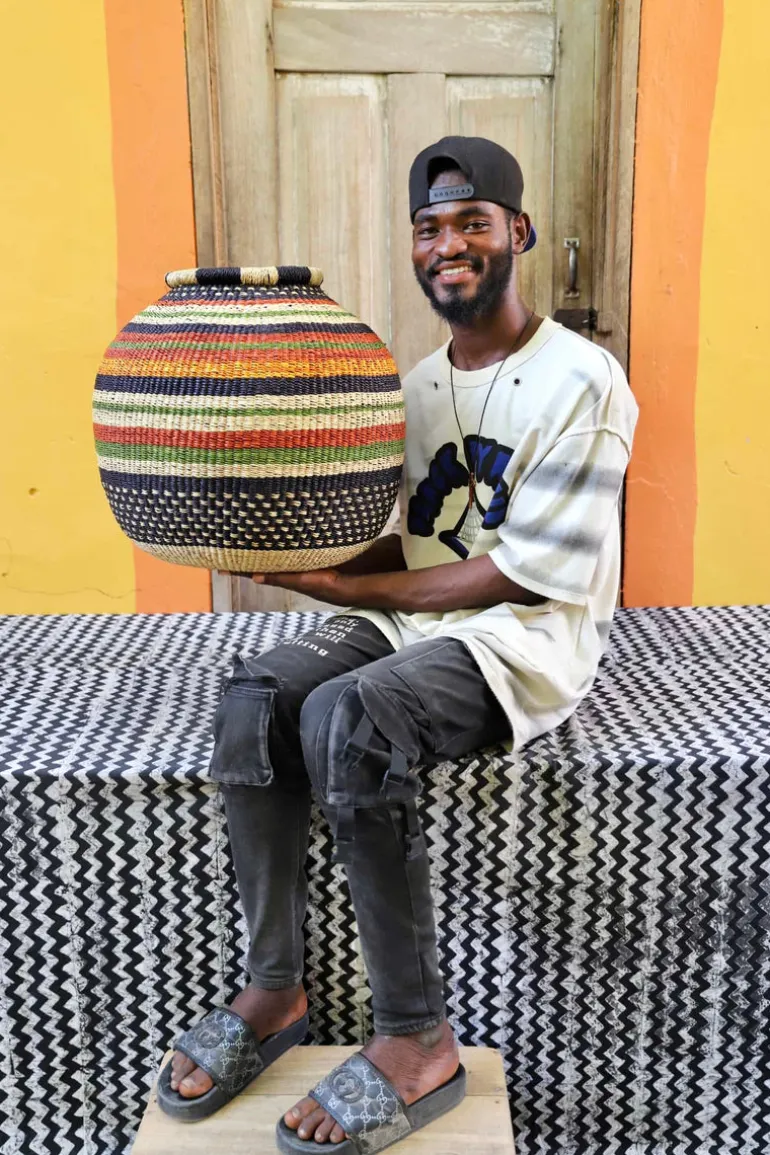 Kenkia Basket by Paul Apasinore