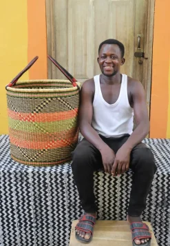 Laundry Basket (Large) by Abraham Akolgo