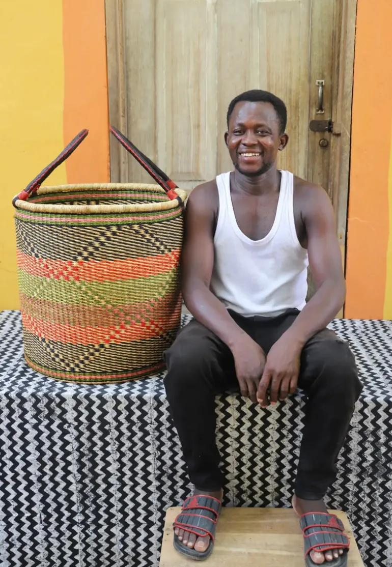Laundry Basket (Large) by Abraham Akolgo