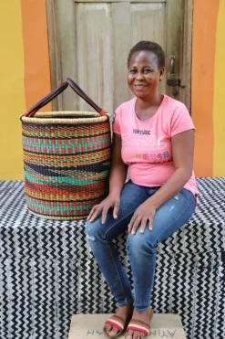 Laundry Basket (Medium) by Magaret Nsohbillah