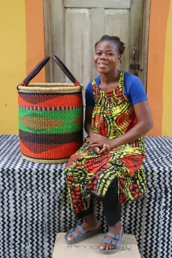 Laundry Basket (Medium) by Mary Aboya