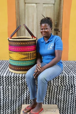 Laundry Basket (Medium) by Azumah Ophelia