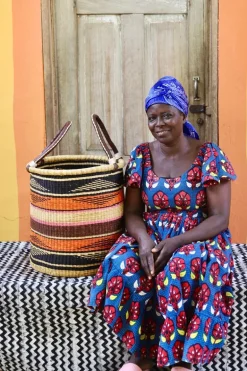 Laundry Basket (Medium) by Cynthia Nsoh