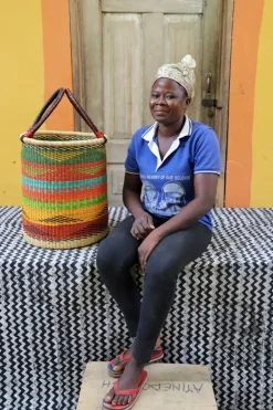Laundry Basket (Small) by Azumah Ophelia