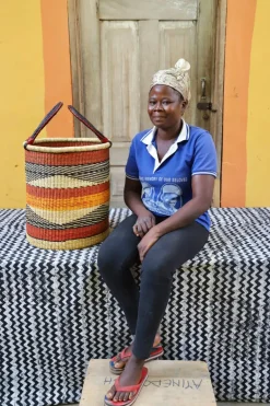 Laundry Basket (Small) by Azumah Ophelia