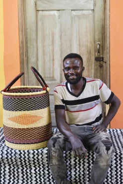 Laundry Basket (Small) by Isaac Asanga