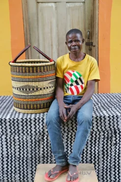 Laundry Basket (Small) by Raymond Atindamoligo