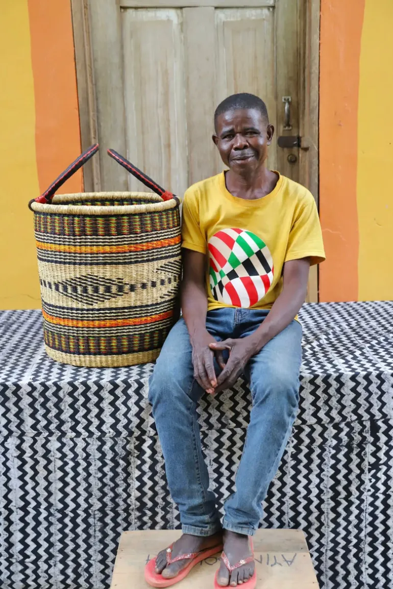 Laundry Basket (Small) by Raymond Atindamoligo