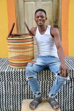 Laundry Basket (Small) by Yakubu Nsohbillah