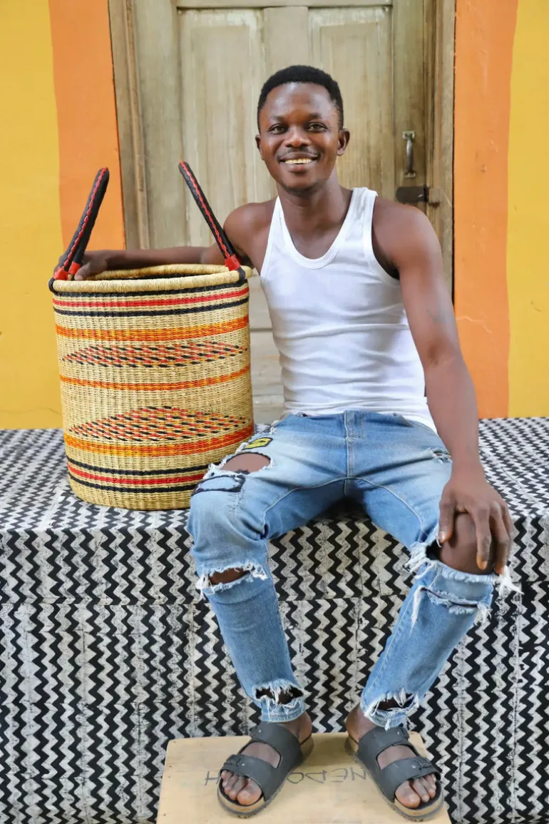 Laundry Basket (Small) by Yakubu Nsohbillah