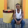 Laundry Basket with Lid (Large) ( with coil) by Abraham Akolgo