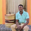 Laundry Basket with Lid (Small) by Yakubu Nsohbillah