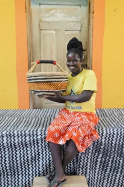 Market Basket (16" Round) by Alahere Abentara