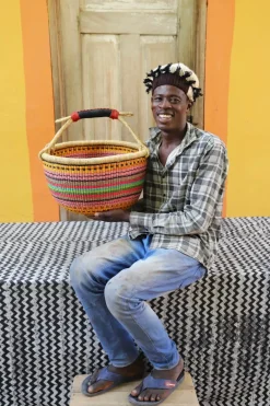 Market Basket (17" Round) by Avoore Alagbona