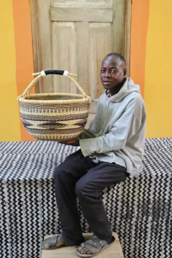 Market Basket (17" Round) by Peter Abentara